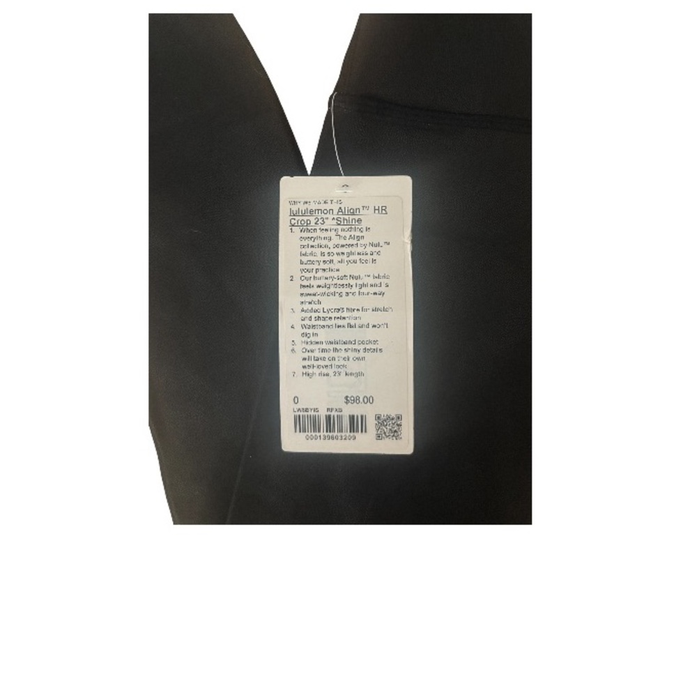 NWT lululemon Align High-Rise Crop 23" Shine Leggings - Picture 3 of 4